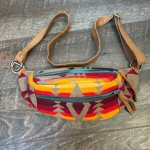 Custom Pendleton Wool bumbag